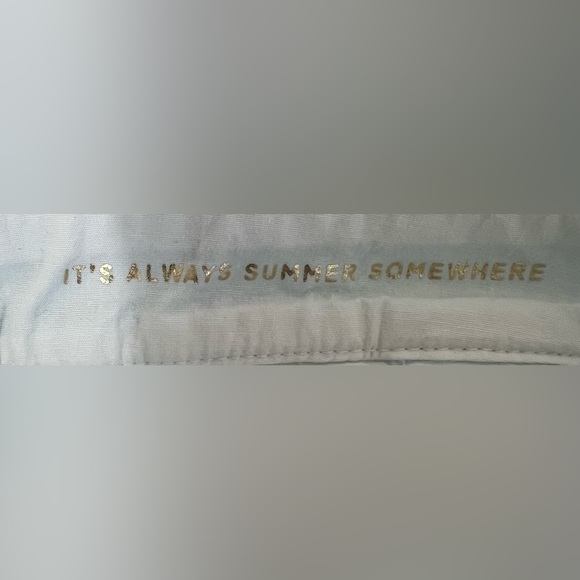 Lilly Pulitzer Buttercup Stretch Scallop Hem Shorts Aqua Blue Size 0 Summer - Picture 6 of 7